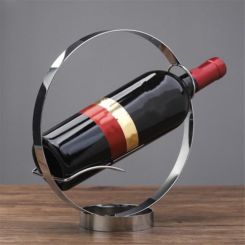 Wine Holder Metal Grape Wine Display Rack Bar Chic Champagne Rack Desktop Decor