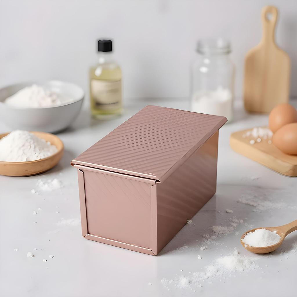 Bread Loaf Pan Non-stick Bread Loaf Pan Heat Resistant Reusable Toast Box Cake Mold For Homemade Desserts Cooking Roasting