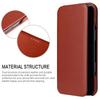 Fierre Shan-002 Роскошный Бизнес Чехол-Книжка из Кожи для iPhone 17/17e/17 Pro/17 Pro Max Защитные Пленки Задняя Крышка Телефона