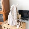 Casual Cloth Floral School Bags for Students Teenager Waterproof Nylon Rucksack Large Capacity Books Stationery Organizer Bags