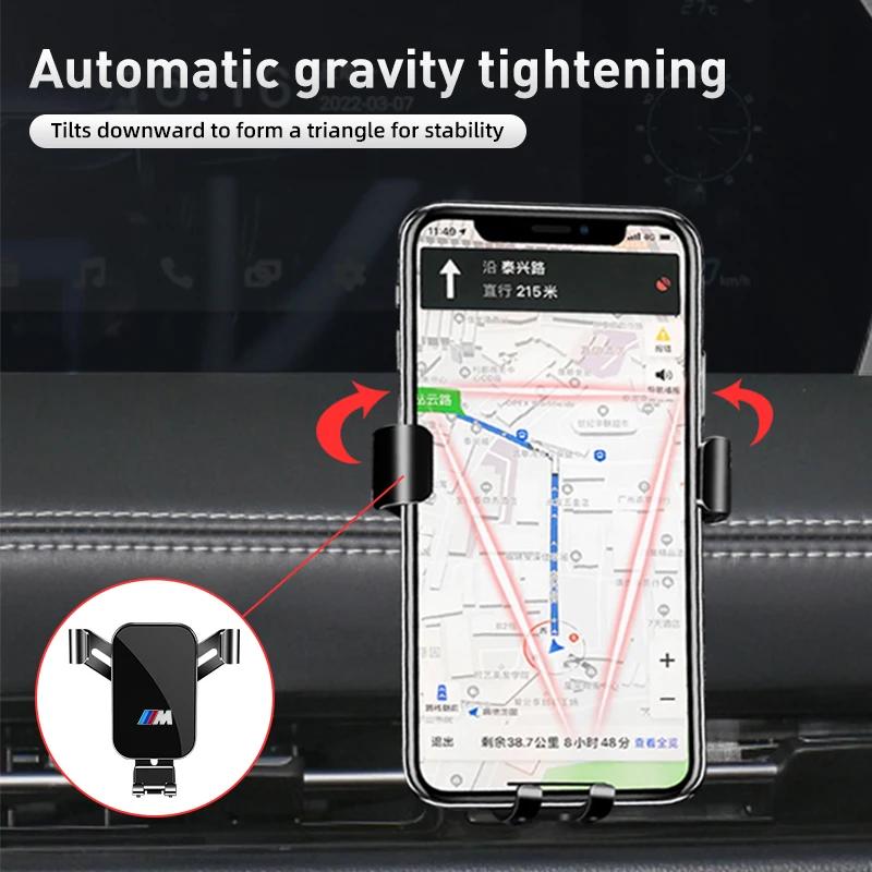 BAAQ1 Car Sticker For BMW Car Phone Holder Auto Air Vent Auto Navigation Special Support For BMW X1 X3 X5 E39 F10 E87 E70 E91 E30 G30