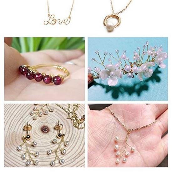 Провод accessory диаметр 0,5 мм 2 рулона всего 20 м медь для рукоделия и творчества компоненты для поделок DIY ручная работа серебро + золото