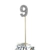 Alpen Glitter Long Stick Candle (Silver) (9)