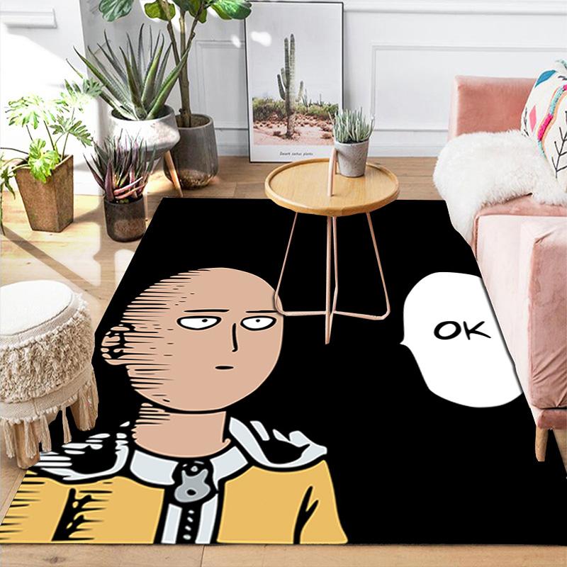 Коврик для пола One-Punch Man для гостиной или спальни, мягкий и удобный ковер, подарок на день рождения и праздник.NFF0928608