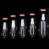 Оптовая упаковка 10/50 шт. Пластиковая многоразовая бутылка 10 мл-100 мл Размеры Портативные атомайзеры для духов Эфирные масла Дорожные флаконы-спреи