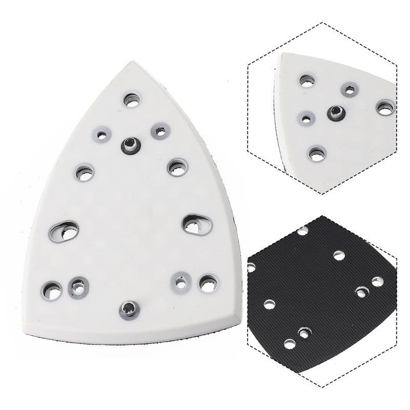 148x98mm 7 Holes Triangular Sanding Pad Replacement Backup Plate For Festool For 400 REQ Sander Polishing Tool