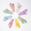 Colorful Vintage Embroidery Scissors Sheath Lattice Scissors Protective Cover Small Sharp Pointed Scissors Protection