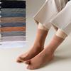 Men's Two-Toe Japanese Anti-Odor Mid-Calf Cotton Socks (Geta & Split-Toe Design)