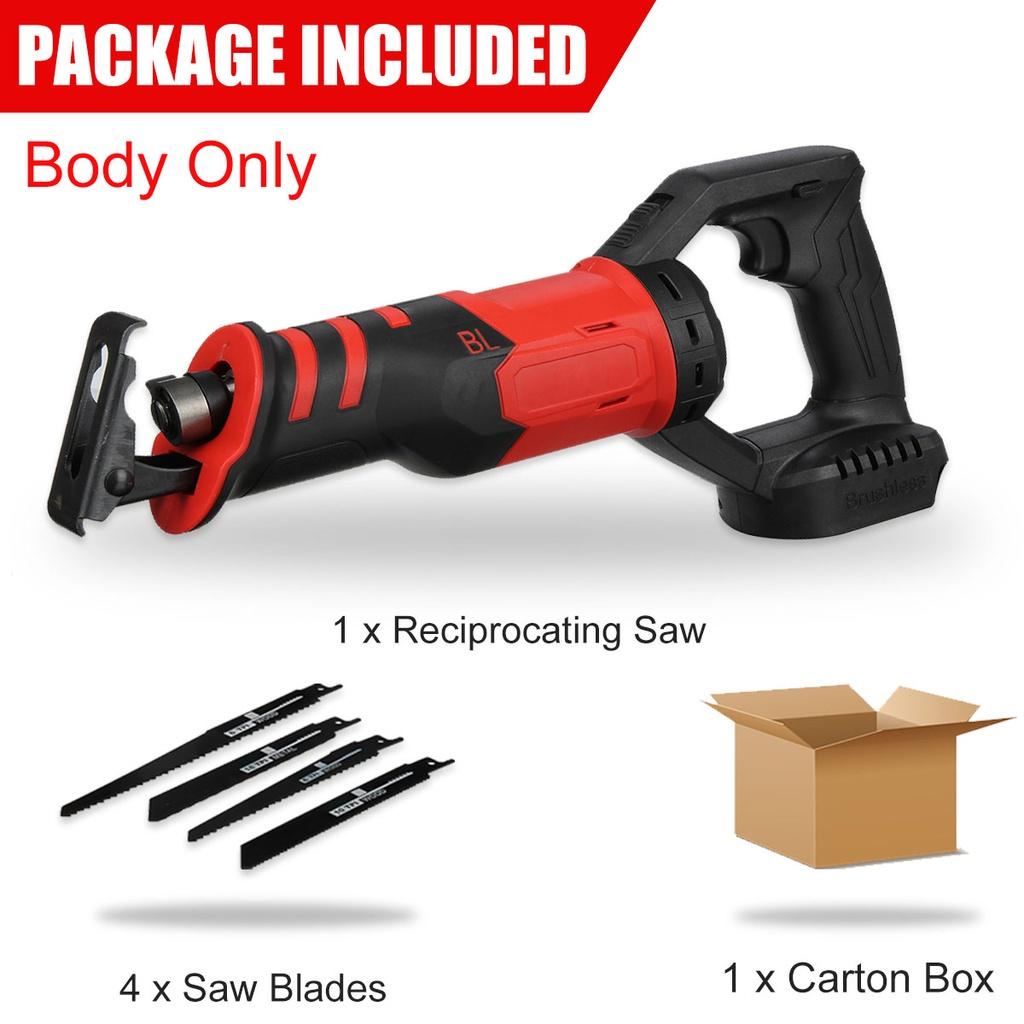 3000 Вт Бесщеточная электрическая сабельная пила 388VF Регулируемые режимы трех ориентаций Режущая пила Портативные аккумуляторные электроинструменты