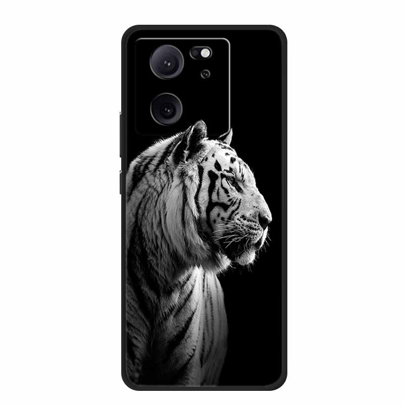 Роскошный Чехол для Телефона для Xiaomi 13T 6.67" Силиконовый ТПУ Мягкая Задняя Крышка Xiaomi 13T Модный Funda Животное Coque Космическое Пространство Животные Чехлы