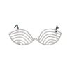 Vintage Rhinestone Eyeglass Frame Irregular Exaggerate Eyeglasses Face Eyewear Decoration  Gift