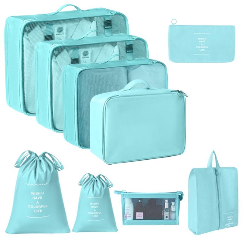 6/7/8/9/10 шт. Набор дорожных органайзеров для хранения сумок для чемоданов, набор кубиков, чехлов, переносных чемоданов, одежды, обуви, аккуратных складных мешочков