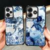 Мягкий чехол для телефона Ocean Starfish Sea Turtle Shark для Xiaomi Redmi Note 14 15 Pro Plus 13 12 11S 11T 5G 10 9S 9 С покрытием Защита от падения