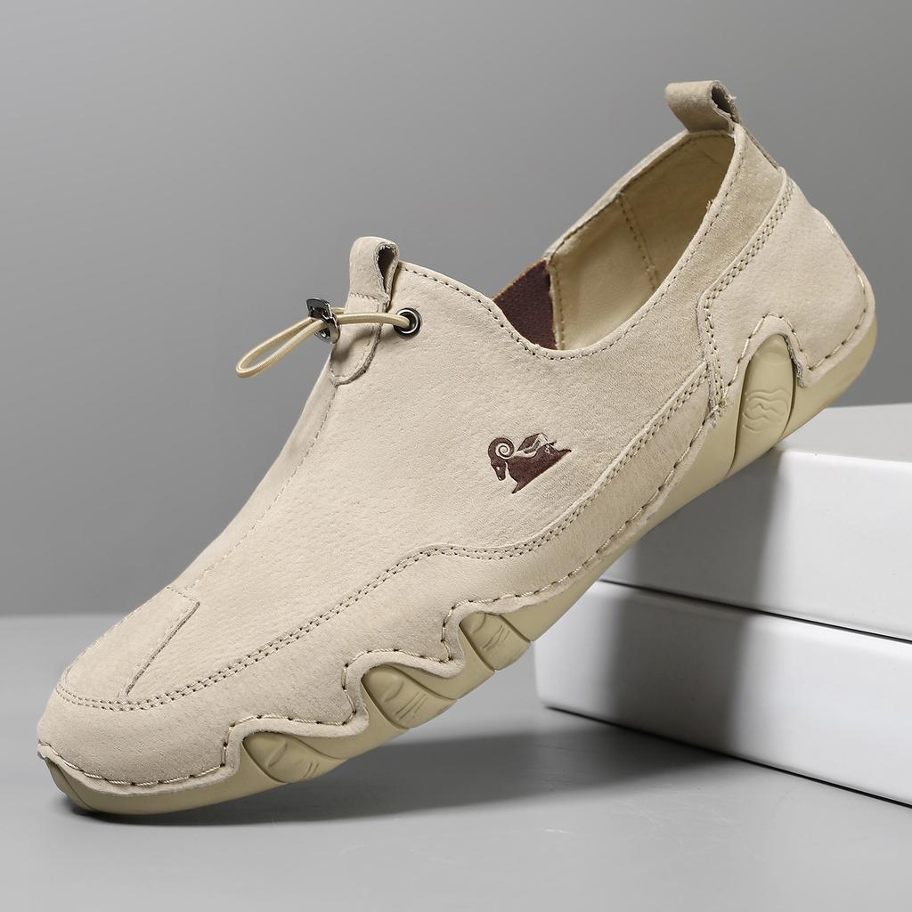 Octopus Independent Station Large Size Men's Shoes Leather Men's Trend Shoes Doudou Shoes Men's Lazy Shoes Low Top Casual Shoes