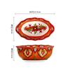 Creative Hand-painted Ceramic Bowl Irregular Salad Bowl Dessert Bowl Fruit Bowls Thick Soup Bowls Restaurant Specialty Tableware