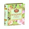 [Gift] Basil Tea Bouquet Sort Book, Flavored Tea (Green Tea Base & Sencha), 4 Varieties X 8 Bags (32 Bags Total), Mother's Day Gift