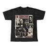 The Godfather Vintage T-Shirt Men Classic Gangster Movie Graphic Tee Casual Cotton Short Sleeve
