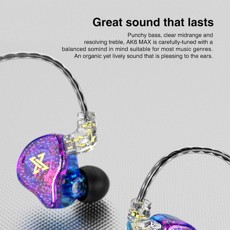 AK6 Max съемные проводные наушники динамические наушники с микрофоном медный драйвер Hifi сабвуфер наушники спортивная музыка игровая гарнитура
