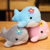 1Pc 12Cm  Cute Animal Dolphin Plush Toy Small Pendant Keychain Bag Decoration