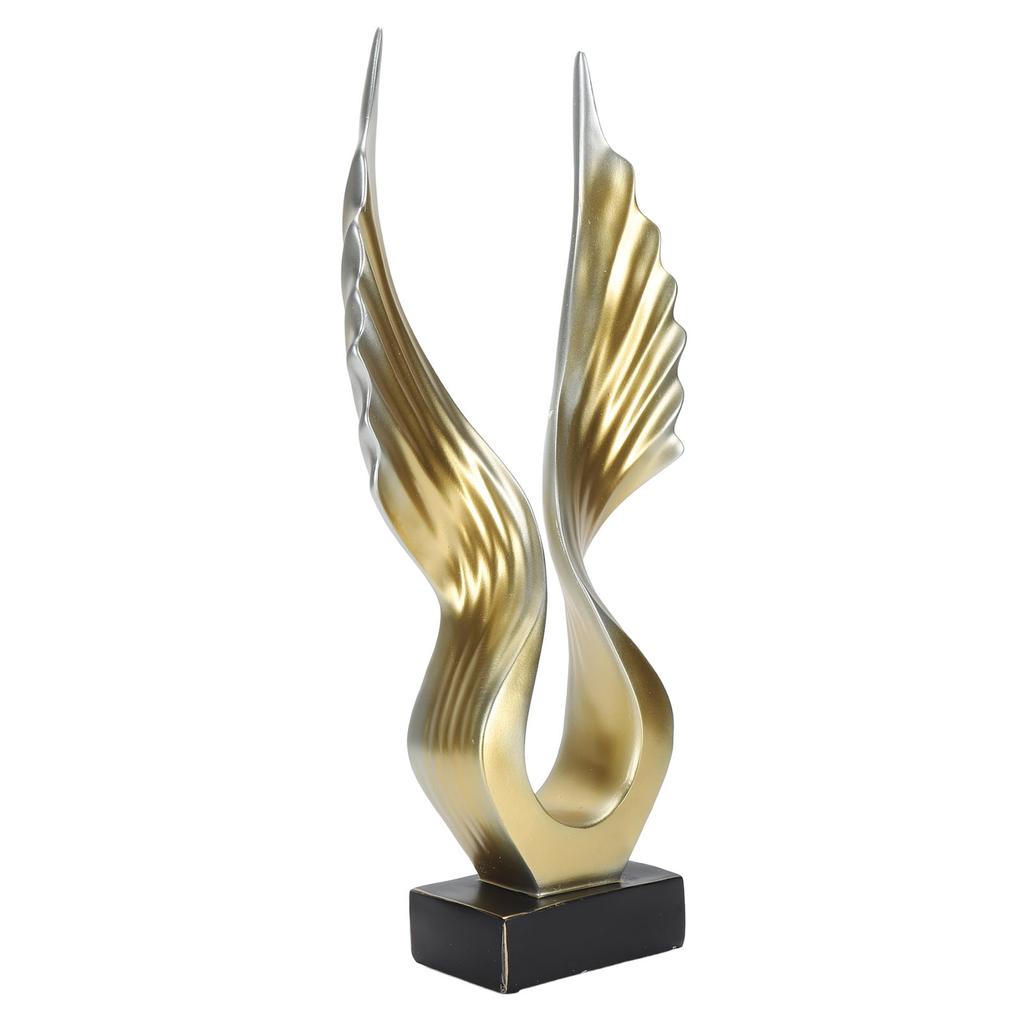Abstract Wing Sculpture Modern Innovative Light Luxury Resin Abstract Wing Statue for Home Living