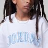 Jordan Толстовка BrooklynEssentials с флисовой подкладкой, с круглым вырезом, со спущенным плечом, белая, для подростков HQ7091-100