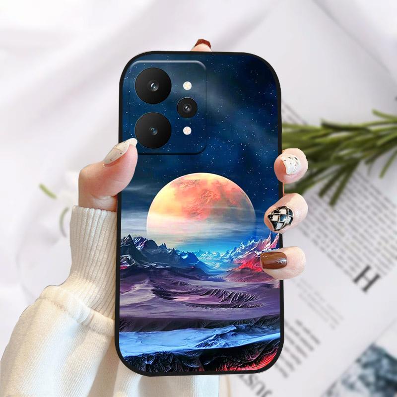 Чехол для Realme 15 15Pro 5G Стильный чехол с принтом на задней панели Для Realme15 15 Pro Мягкий ТПУ Силиконовый Funda Capa RMX5101 RMX5106 Бампер