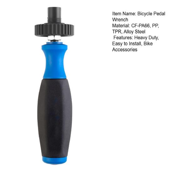 Bicycle Simulated Pedal Wrench Heavy Duty MTB Mountain Road Bike Rear Derailleur Speed Chainwheel Threaded Dummy Pedal Tools Bike Repair Accessories