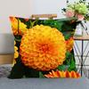 Dahlia Flower Pillowcase Bedroom Home Office Decorative Pillowcase Square Pillowcase Soft