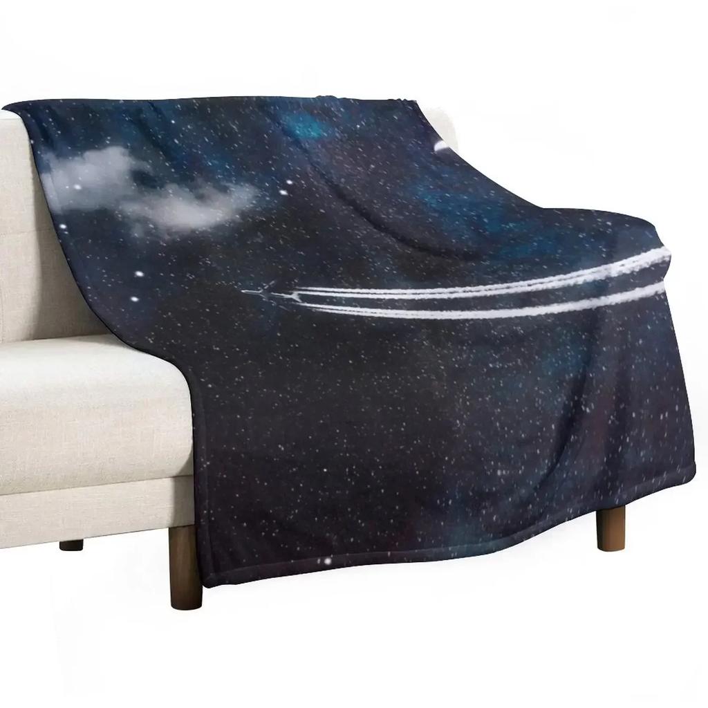 Star Traveller Throw Blanket heavy to sleep Cute Plaid warm for winter manga Extra Large Throw Blankets For Sofas Blankets