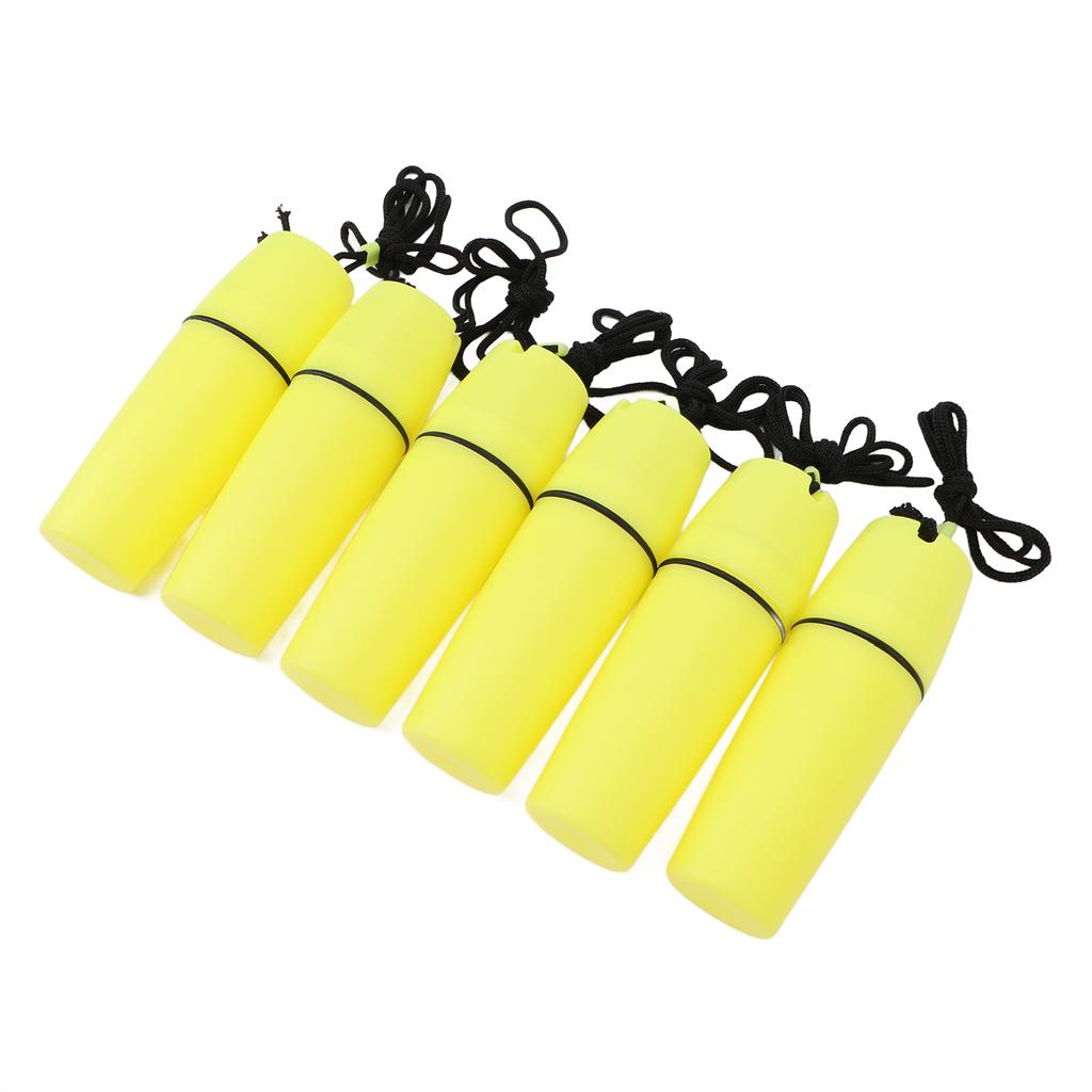 6PCS Kayak Container Bottle ABS Waterproof Portable Kayak Sealed Bottle Dry Canister with Hook Rope