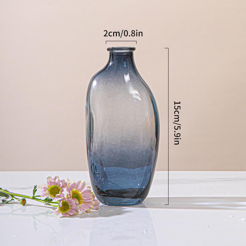 Прозрачная стеклянная ваза для цветов, нестандартная композиция из цветочных бутылок, гидропоника, реквизит для фотосъемки цветов, настольный декор комнаты