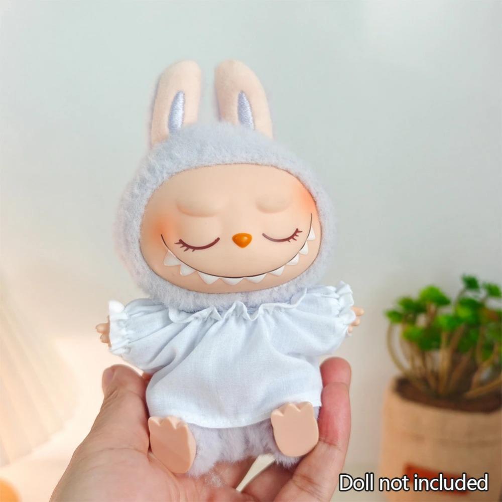 17см Мини Плюшевая Кукла Одежда Наряд Аксессуары Для Корея Kpop Exo Labubu Кукол Айдолов Вельветовый комбинезон Футболка Одежда Подарок