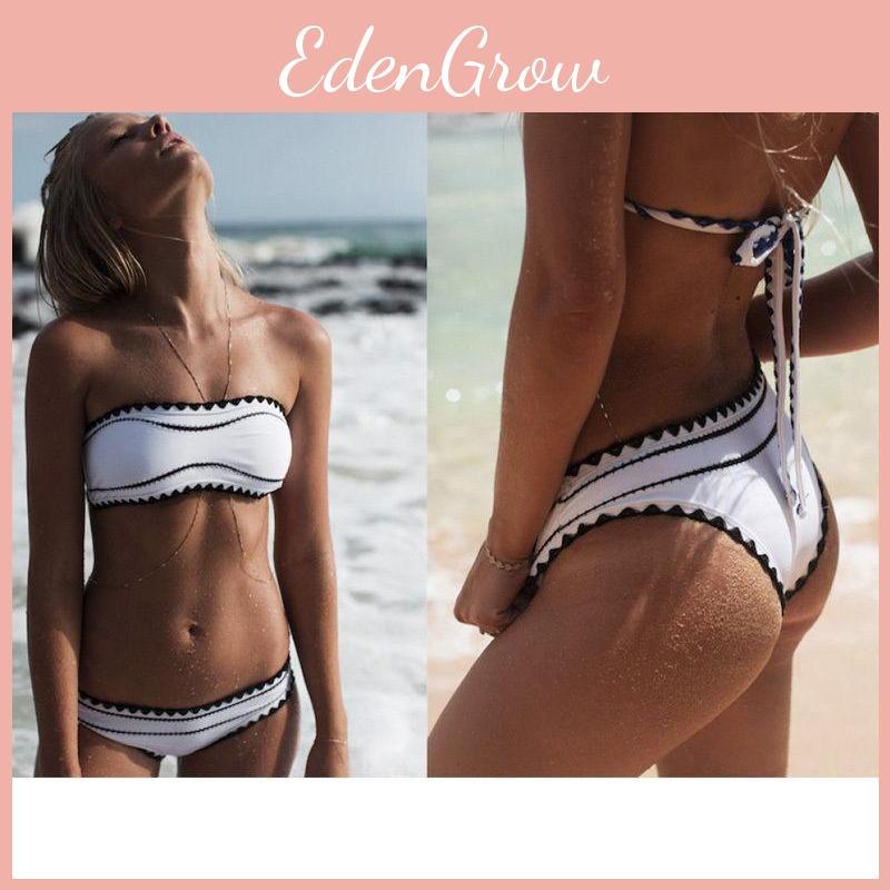 Elegant Womens Padded Bra Floral Swimsuit With Timeless Beach Bandage Bikini Style