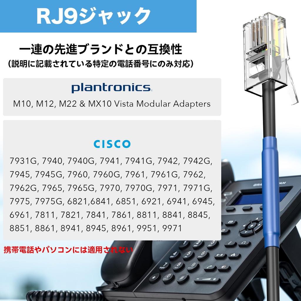 Wantek Single Ear RJ9 Telephone Headset with Microphone for Landline Phones Clear for Qualified Noise-Canceling - Calling, Ultra-Lightweight,