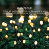 Outdoor Waterproof LED Solar String Lights with 8 Modes for Christmas and Garden Decor