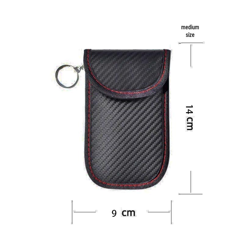2024 Карбоновый защитный чехол для автомобильного ключа с защитой RFID