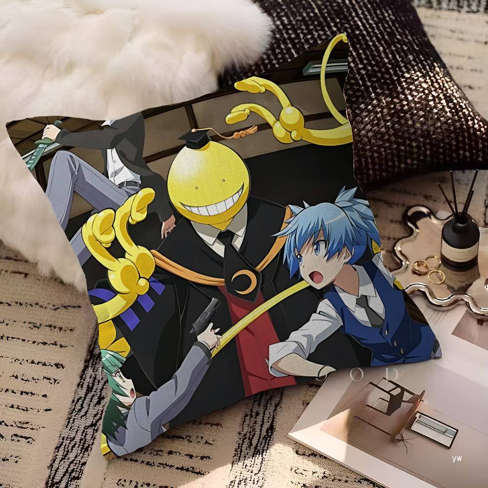 A-Assassination Classroomes Pillow Gift Home Office Decoration Pillow Bedroom Sofa Car Cushion Coverpillow Case