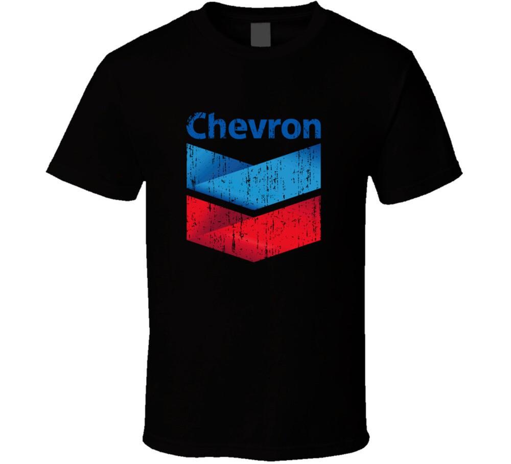 Винтажная футболка с потертым логотипом Chevron