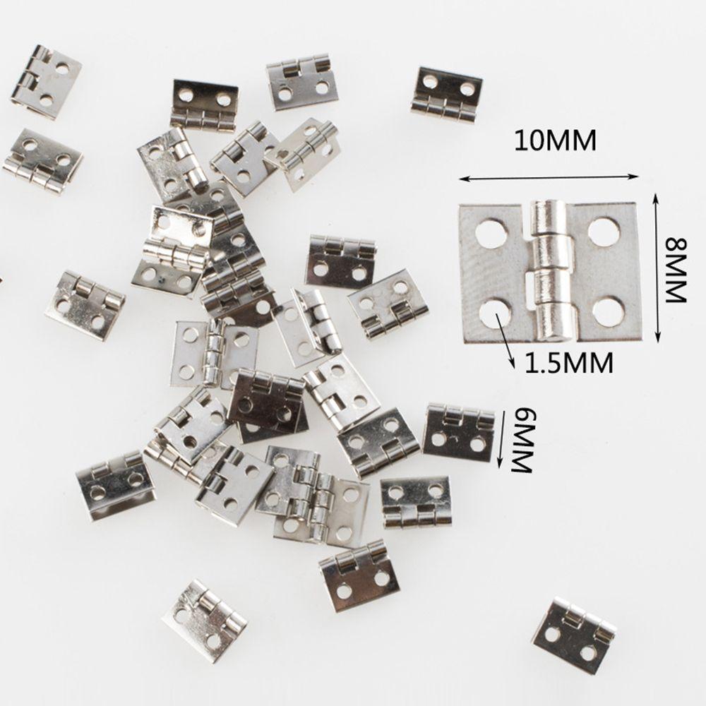 50 шт. Мебельная Кабинетная Невидимая Петля для Ящика Подарочной коробки Рамки Мини Угловые Петли Поддержка Ювелирного Футляра
