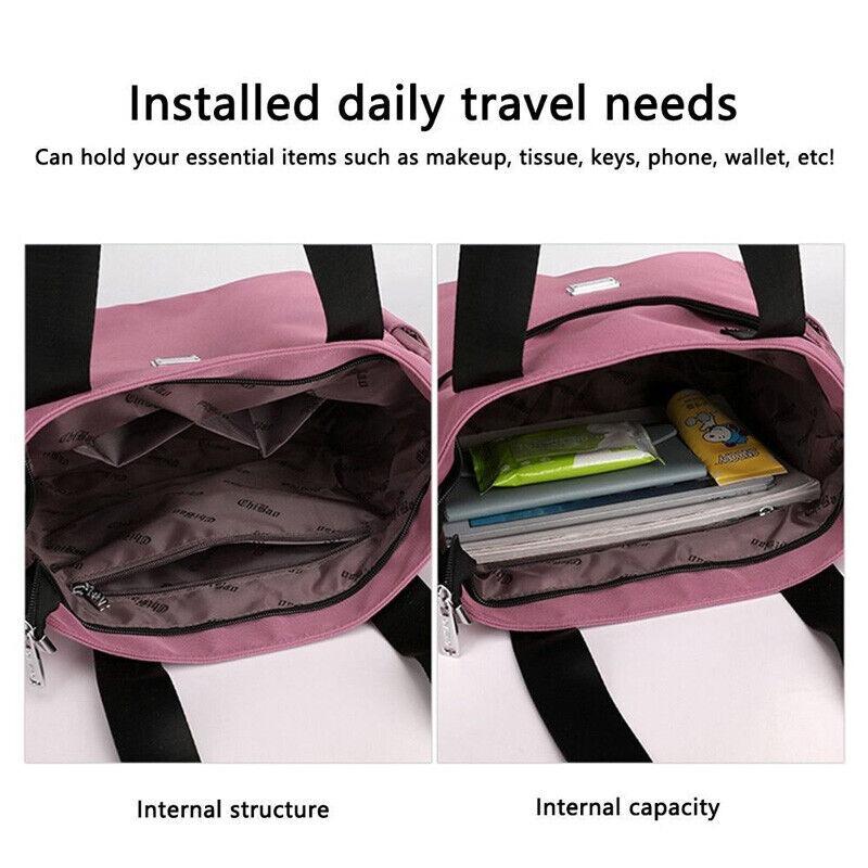 Женская сумка большой емкости, легкая водонепроницаемая сумка через плечо