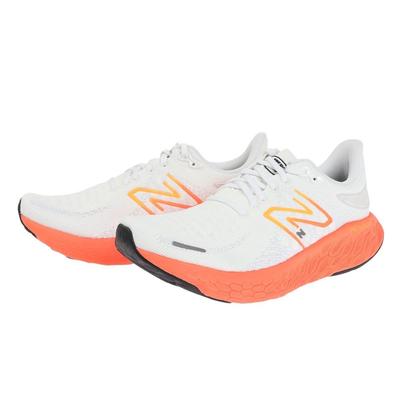 Кроссовки для бега FRESH FOAM 1080 Размер 12O см 2E (Предыдущая модель) Мужской (Белый/оранжевый) 25,0