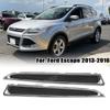 Front Headlight Lower Grille ABS Bracket Trim Moulding Decoration For Ford Kuga Escape 2013 2014 2015 2016 Car Accessories