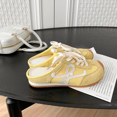 Женские летние кожаные сетчатые дышащие универсальные спортивные и повседневные полуботинки