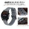 Rubber Strap Silicone 20mm Waterproof Watch Replacement Strap Quick Release Rubber Watch Band Buckle [WOCCI] Gray/Black