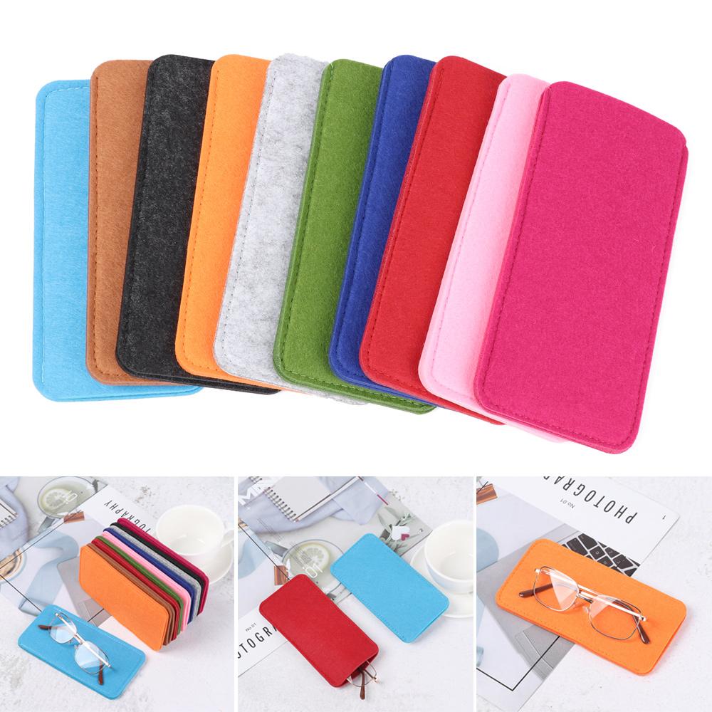 Soft Felt Cloth Portable Reading Glasses Pouch Eyewear Protector Eyeglasses Sleeve Glasses Case