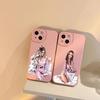 Чехол для телефона с рисунком юной девушки для iPhone 11 12 13 Pro Max 14 15 Plus Pro Max 7 8 Plus SE 2020 X XR XS Мягкий силиконовый чехол Fundas