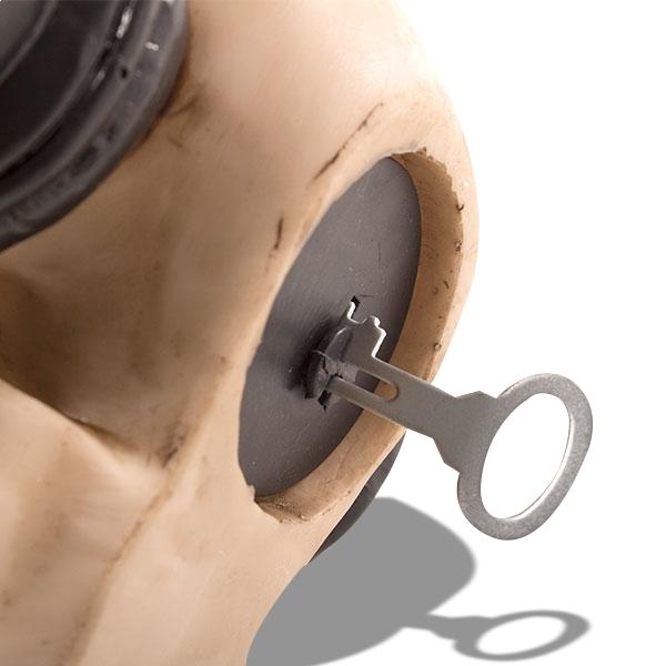 Череп копилки в очках и наушниках