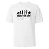 Men's Printed T-Shirt Evolution GYM Streetwear 100% Cotton Tops For Men Women Summer Breathable Short-Sleeved O-neck Basic Tees