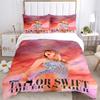 3Pcs Taylor Swift'S Eras Tour Performance Bedding Sets For All Sizes New 3D Printed Bed Cover Comforter Duvet Cover Pillowcase Bedroom Decoration
