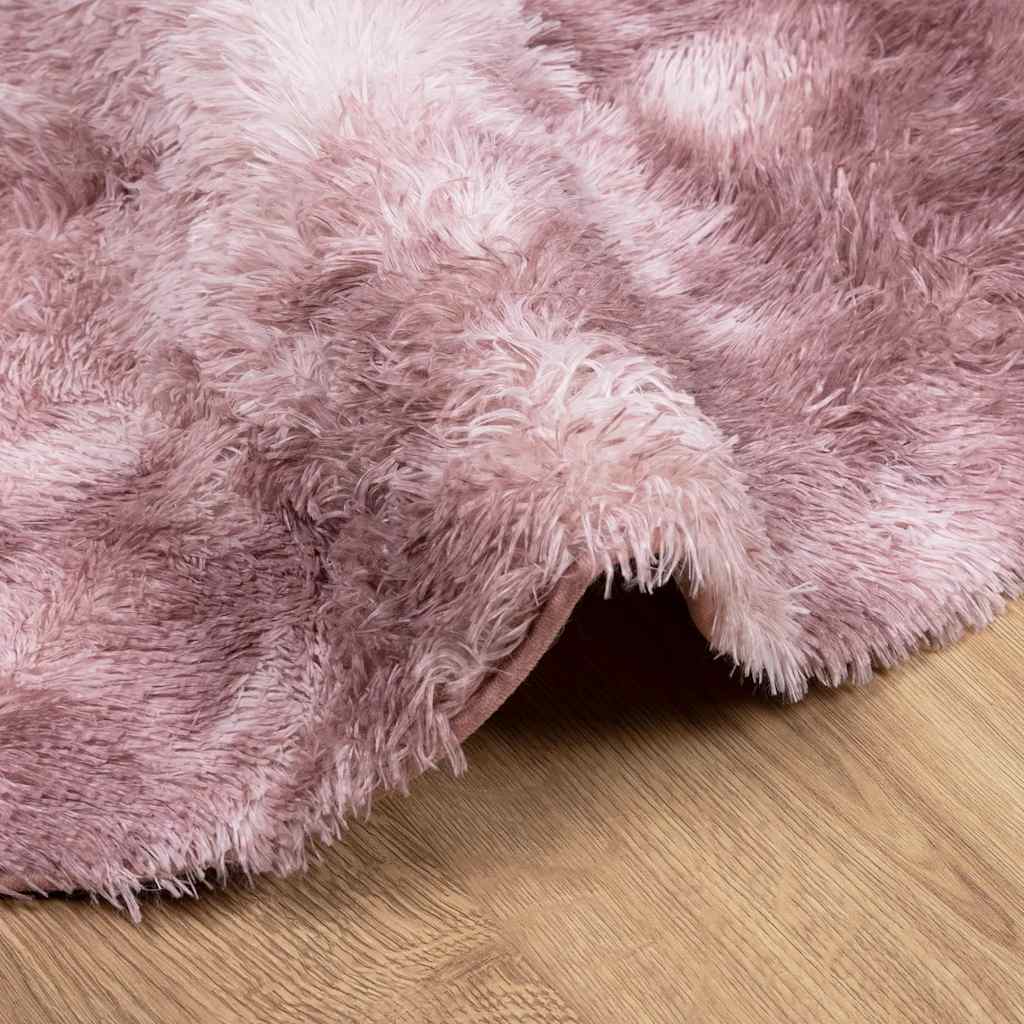 Пушистый ковер с высоким ворсом NAVARRA Пыльная роза 300 x 200 см Полиэстер